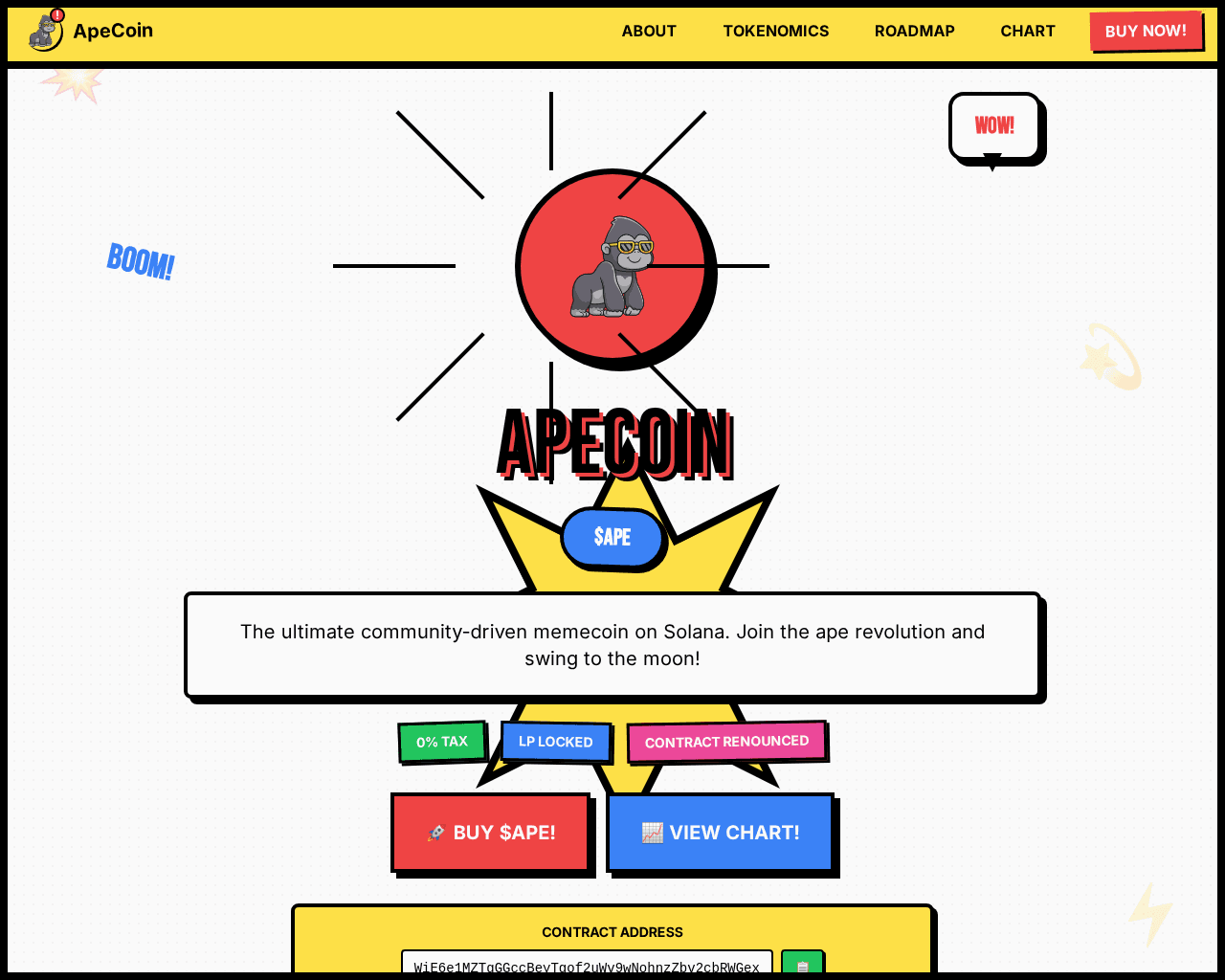 Preview of the Retro Comic website template