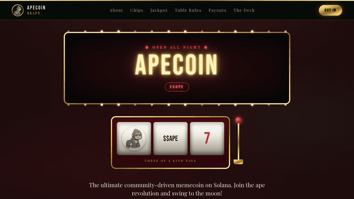 Preview of the HighRoller website template