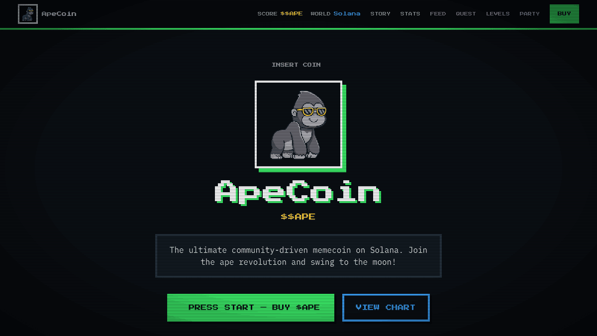 Preview of the Pixel Quest website template